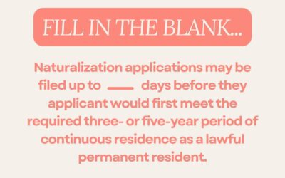 Naturalization Applications – Fill in the Blank