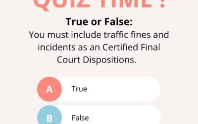 Certified Final Court Dispositions