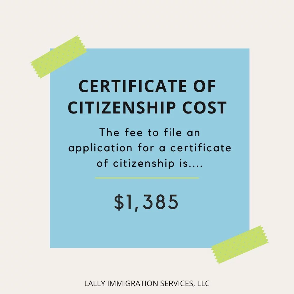 USCIS Filing Fees