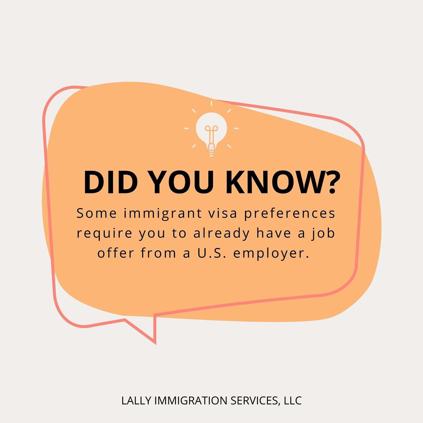 Immigrant Visa Preferences