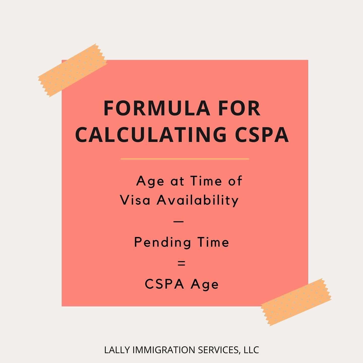 What is the Child Status Protection Act (“CSPA”)?