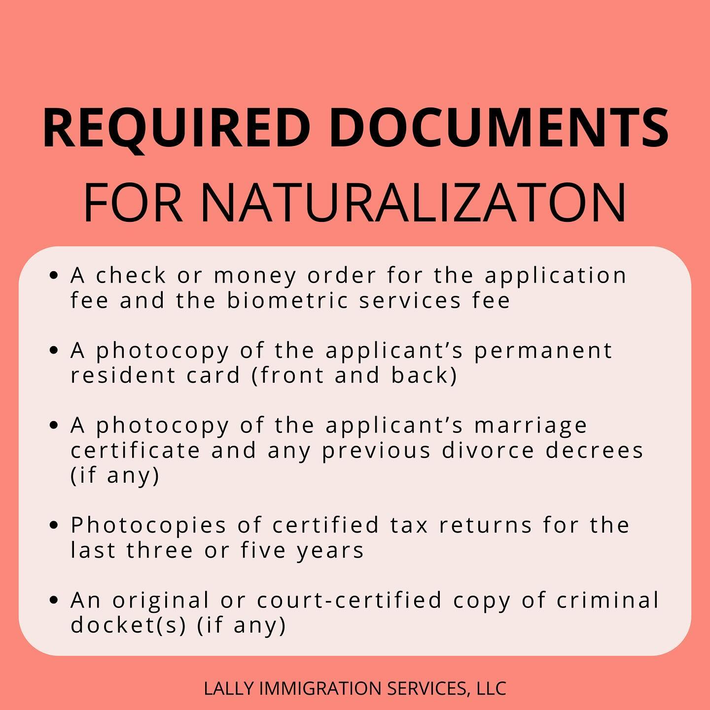 Help with Naturalization Process 