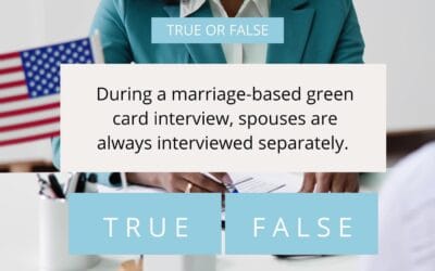 Marriage-Based Green Card Interview Fact