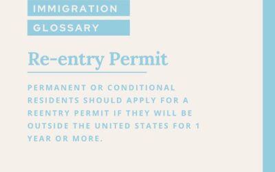 Immigration Glossary: Re-entry Permit!