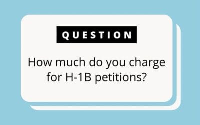 H-1B Petition Filing Fee
