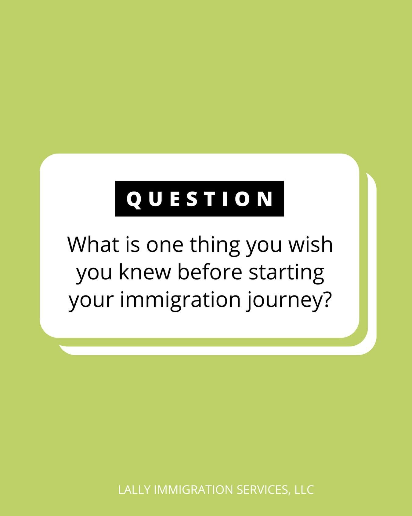 Starting your Immigration Journey 