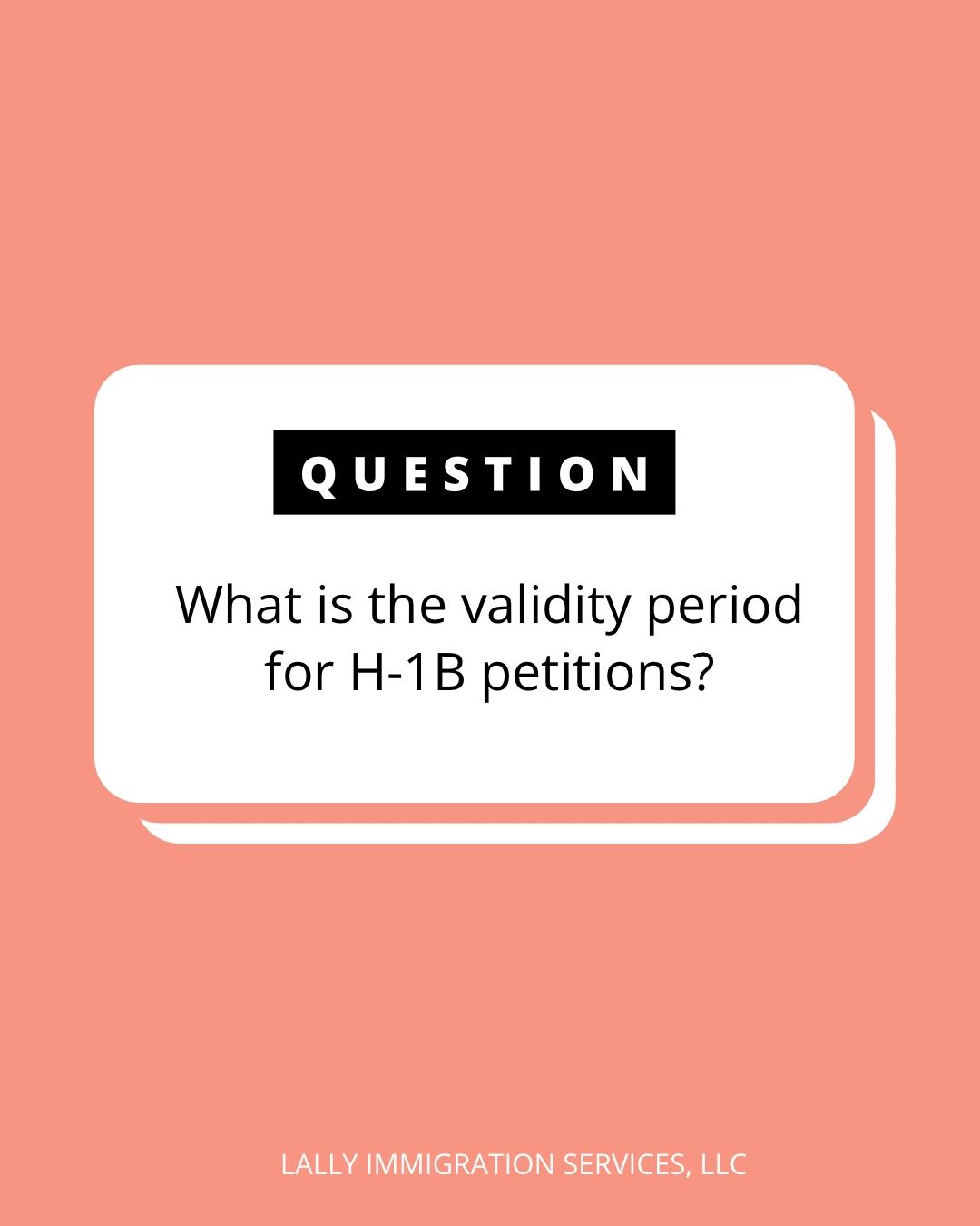 H-1B Petitions Validity