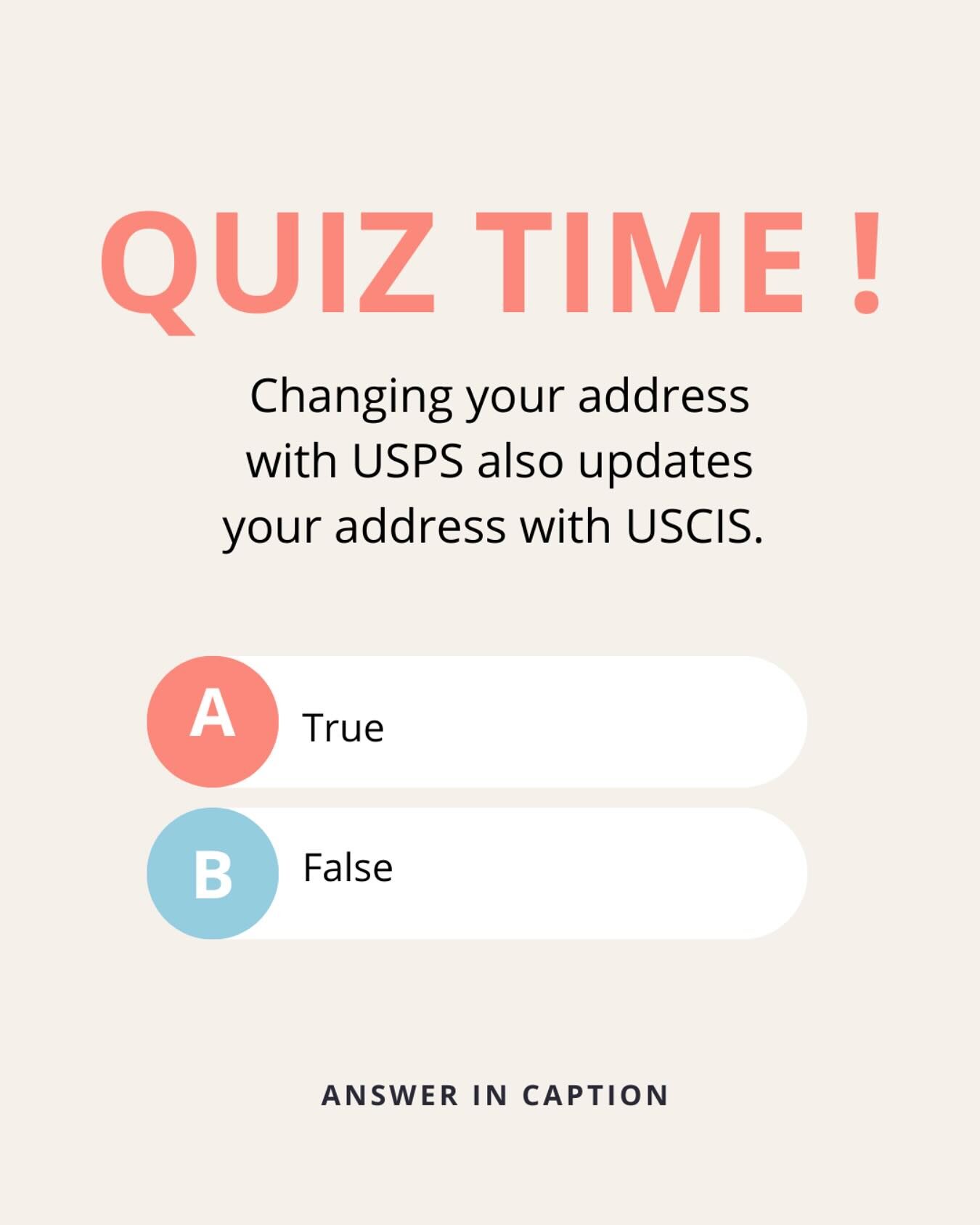 Updating your Address with USPS