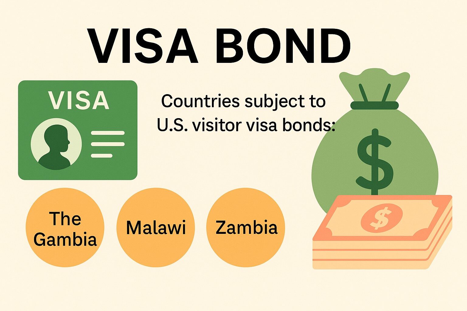 Countries Subject to Visa Bonds