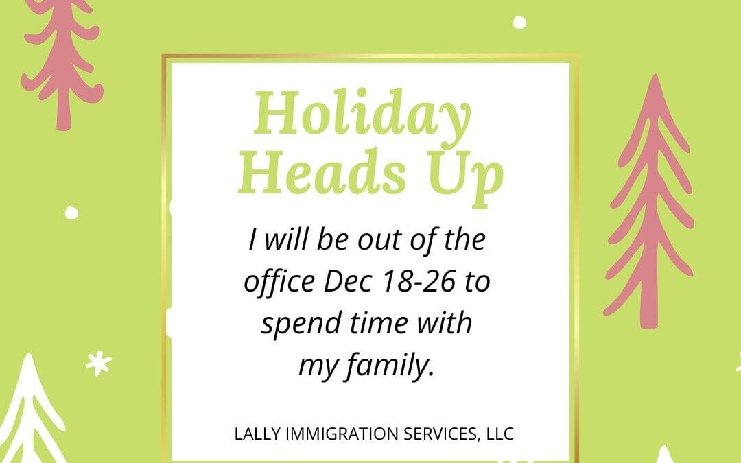 Holiday Out of Office Reminder