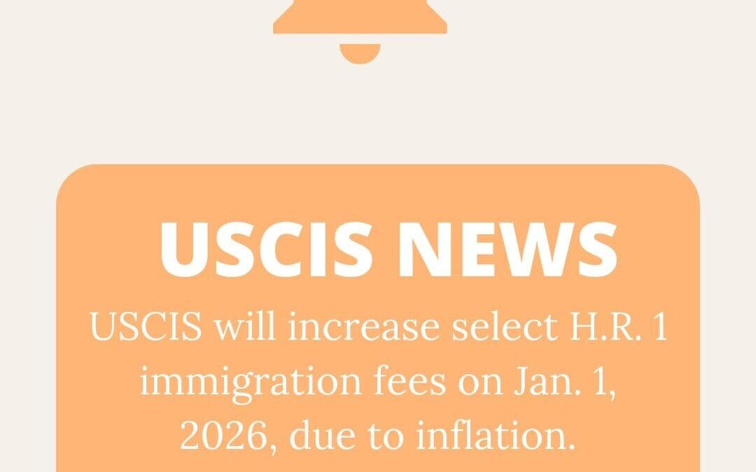 H.R 1-Immigration Fee Increase