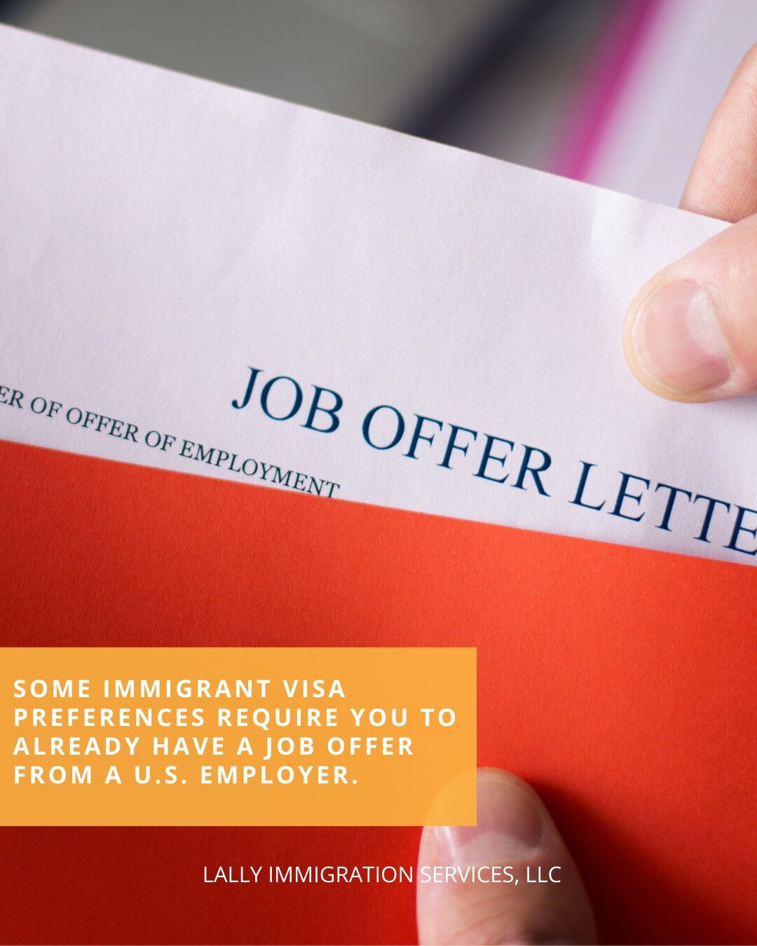 Visa Preference Requirements