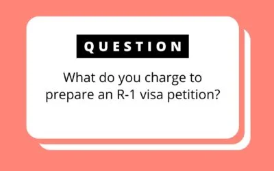 Assistance Filing R-1 Visa Petition