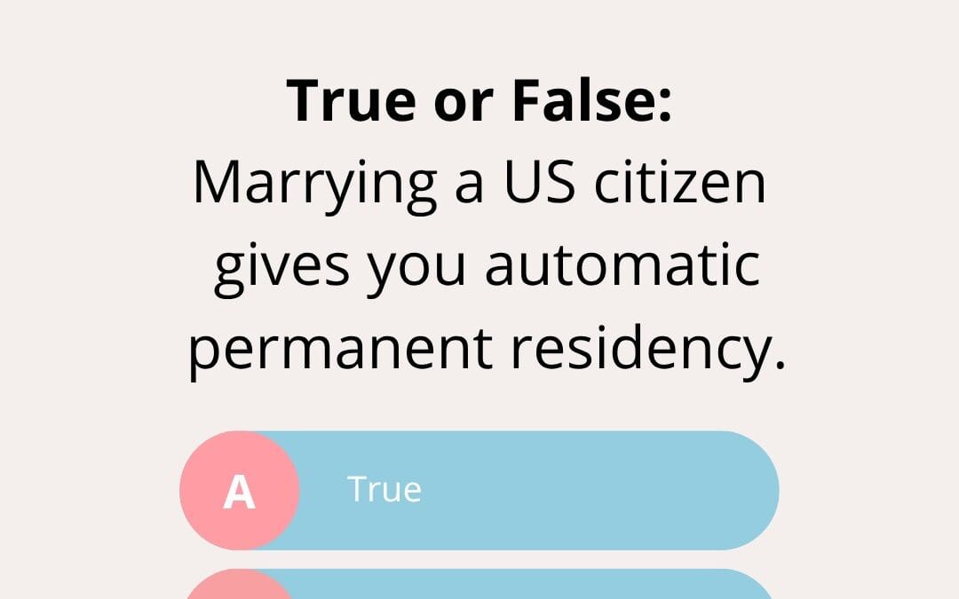 Permanent Residency True or False