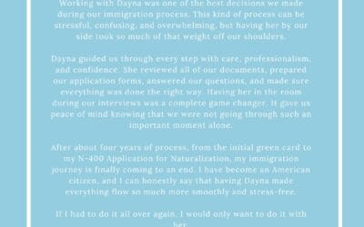Marriage-Based Green Card 5-Star Review